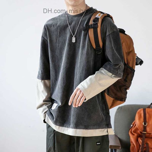 women's hoodies sweatshirts japanese street clothes fake two sweatshirt fashion round neck loose zipper men's clothes harajuku hip, Black
women's hoodies sweatshirts japanese street clothes fake two sweatshirt fashion round neck loose zipper men's clothes harajuku hip, Black