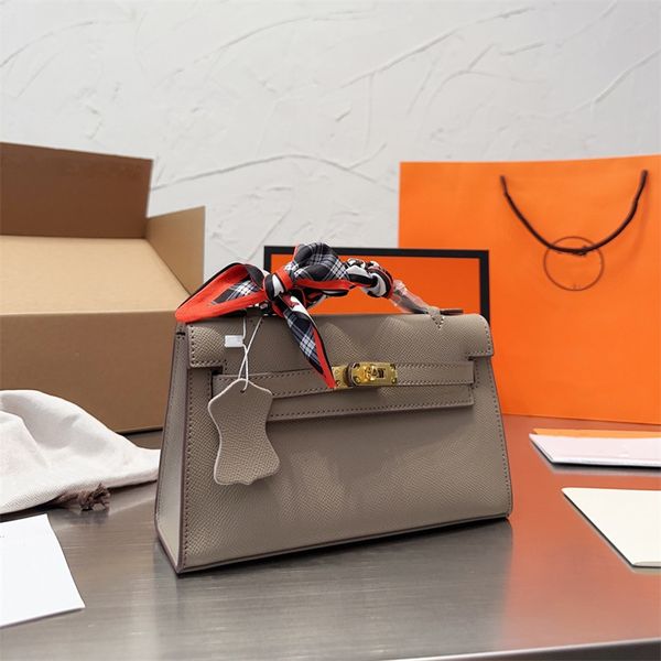 luxury shoulder bag leather handbags with slik scarf mini kely bags women cross body messenger bags 20cm with box
luxury shoulder bag leather handbags with slik scarf mini kely bags women cross body messenger bags 20cm with box