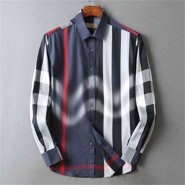 mens casual shirt designer geometric plaid fashion burbrery long sleeve polo neck single row button classic business cotton bur shirts zsov, White;black
mens casual shirt designer geometric plaid fashion burbrery long sleeve polo neck single row button classic business cotton bur shirts zsov, White;black
