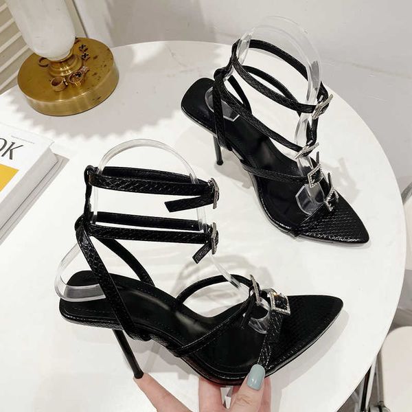 lady sandals black high-heeled shoes women's 2023 summer new french style open-toe pointed thin heel roman 230615
lady sandals black high-heeled shoes women's 2023 summer new french style open-toe pointed thin heel roman 230615