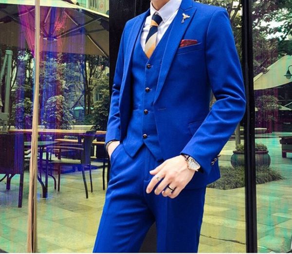 custom made men suits one button groom tuxedos peak lapel groomsmen wedding/prom/dinner man blazer jacket pants vest w872423, Black;gray
custom made men suits one button groom tuxedos peak lapel groomsmen wedding/prom/dinner man blazer jacket pants vest w872423, Black;gray