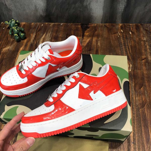 chic casual shoes bapestas sta sneaker m1 designer low-sneakers leather classic sports shoe ape monkey shape medicom toy camo sk8, Black
chic casual shoes bapestas sta sneaker m1 designer low-sneakers leather classic sports shoe ape monkey shape medicom toy camo sk8, Black