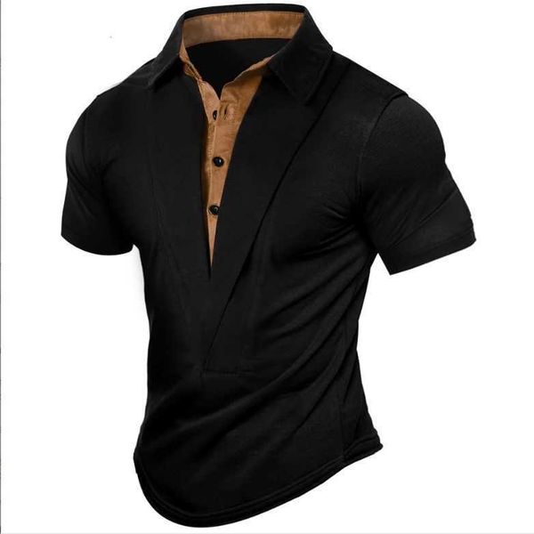 large summer men's outdoor casual shirt standing neck short sleeve t-shirt, White;black
large summer men's outdoor casual shirt standing neck short sleeve t-shirt, White;black