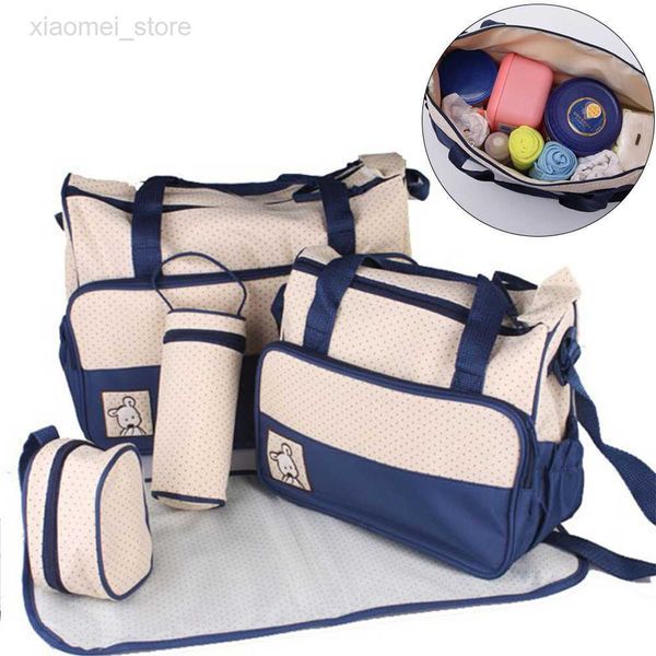 diaper bags 5pcs/set baby care diaper bag multifunctional diaper bags large capacity mother maternity backpack infant nappy changing bag hkd
diaper bags 5pcs/set baby care diaper bag multifunctional diaper bags large capacity mother maternity backpack infant nappy changing bag hkd