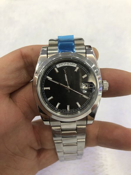 with original box fashion men's watch 36mm datejust automatic mechanical movement men's watches silver black dial stainless steel, Slivery;brown
with original box fashion men's watch 36mm datejust automatic mechanical movement men's watches silver black dial stainless steel, Slivery;brown