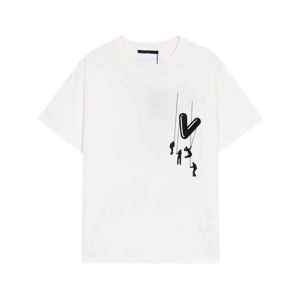 23new mens t shirt designer shirt men tees fashion pure cotton short sleeved casual vacation outing letter printing couple matching clothing, White;black
23new mens t shirt designer shirt men tees fashion pure cotton short sleeved casual vacation outing letter printing couple matching clothing, White;black