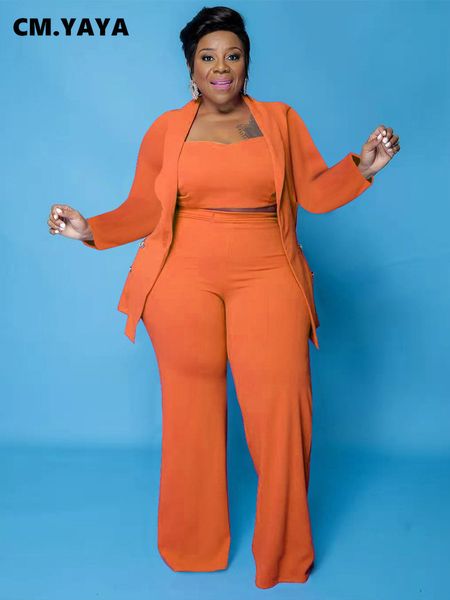 women's plus size pants cmyayaya size twopiece women's jacket with tank 3piece set pants pioneer elegant curved track and field su, Black
women's plus size pants cmyayaya size twopiece women's jacket with tank 3piece set pants pioneer elegant curved track and field su, Black