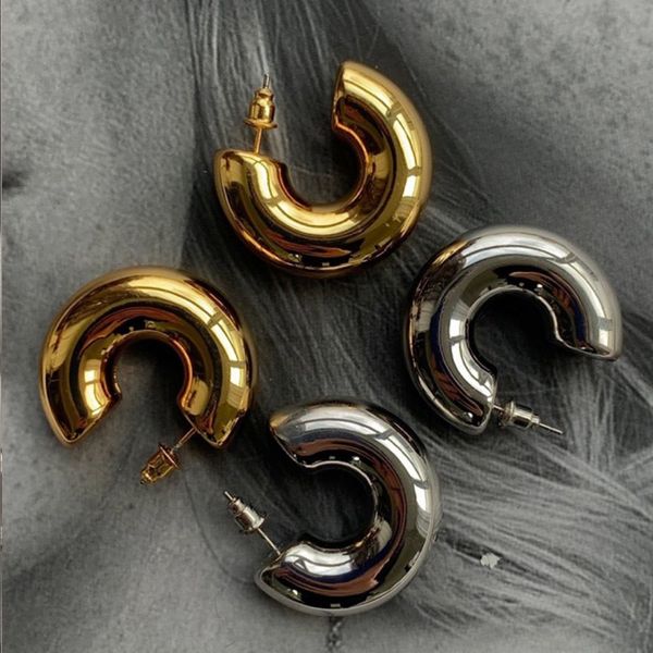 stud fashion gold plated chunky hoop earrings for women glossy lightweight hollow c shape thick stainless steel earrings jewelry gift 230706, Golden;silver
stud fashion gold plated chunky hoop earrings for women glossy lightweight hollow c shape thick stainless steel earrings jewelry gift 230706, Golden;silver