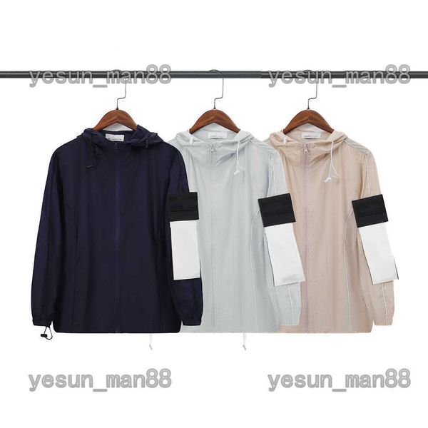 designer luxury mens classic stone coat button badge womens casual solid color zipper hoodie jacket sun-protective coats, Black;brown
designer luxury mens classic stone coat button badge womens casual solid color zipper hoodie jacket sun-protective coats, Black;brown