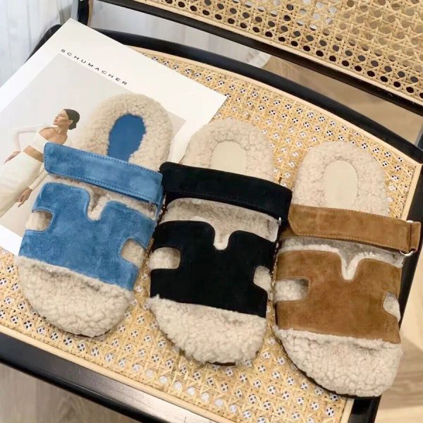 luxury designer chypre slippers sandals men women fur flat bottom slippers winter outdoor fur sandals fluffy slippers wool h sandals sue ogx, Black
luxury designer chypre slippers sandals men women fur flat bottom slippers winter outdoor fur sandals fluffy slippers wool h sandals sue ogx, Black