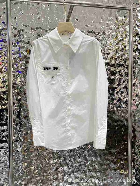women's blouses & shirts designer autumn new style pocket jacquard shirt simple loose slouchy vhf2, White
women's blouses & shirts designer autumn new style pocket jacquard shirt simple loose slouchy vhf2, White