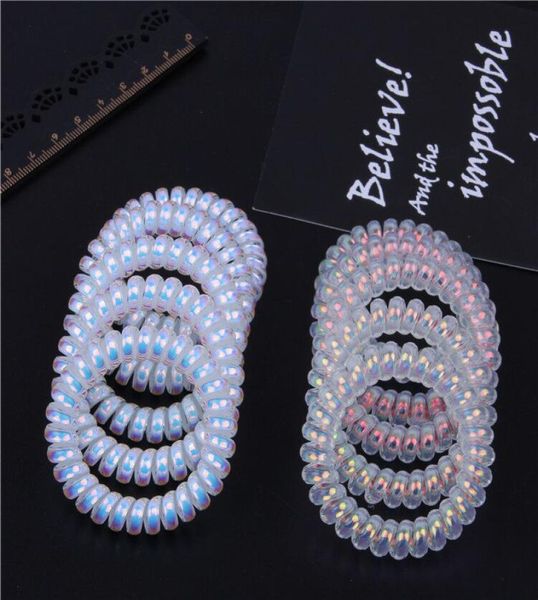 white clear thick hair rubber hairbands spiral coil hair tie elastic ponytail holders phone cord traceless hair rope for women6204506, Slivery;white
white clear thick hair rubber hairbands spiral coil hair tie elastic ponytail holders phone cord traceless hair rope for women6204506, Slivery;white