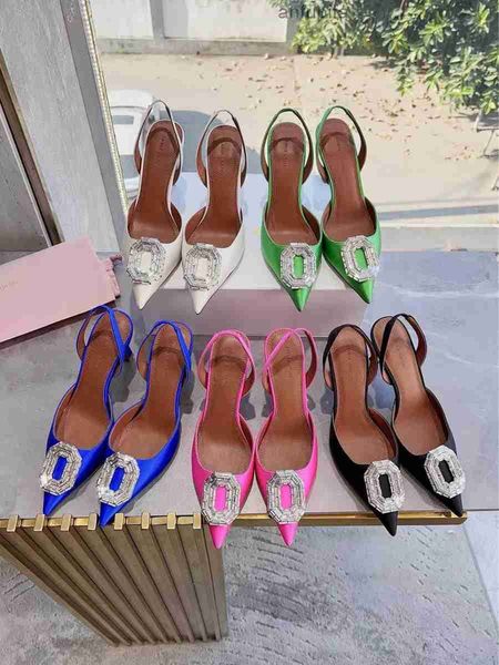amina muaddi designer sandals womens wedding heels dress shoes satin pointed slingbacks bowtie pumps crystal sunflower flower high heeled sh, Black
amina muaddi designer sandals womens wedding heels dress shoes satin pointed slingbacks bowtie pumps crystal sunflower flower high heeled sh, Black