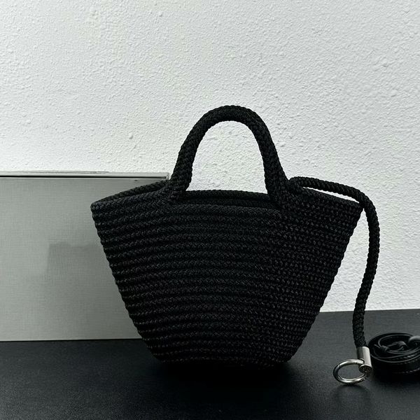ibiza small basket in black cord tote bag women's summer beach bags two handles handbags luxury designer totes with strap
ibiza small basket in black cord tote bag women's summer beach bags two handles handbags luxury designer totes with strap