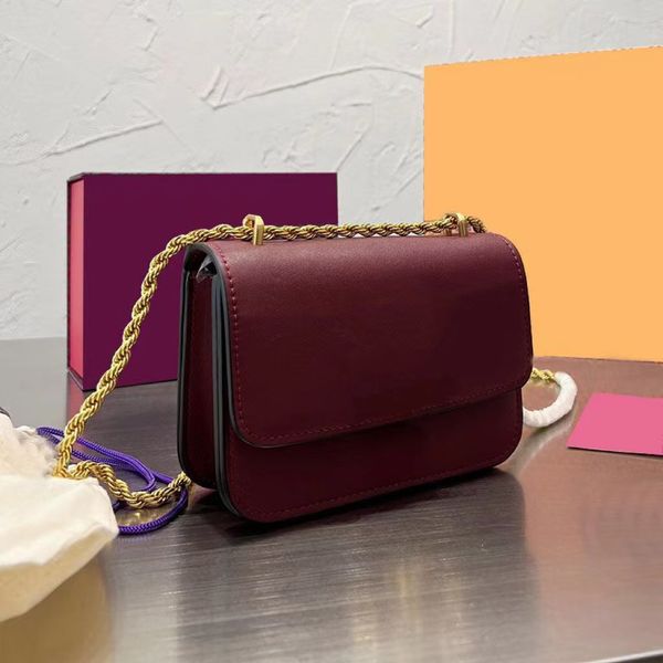classic luxury chain bags fashion plaid flower brand wallet designer shoulder bag vintage ladies brown leather handbag with box
classic luxury chain bags fashion plaid flower brand wallet designer shoulder bag vintage ladies brown leather handbag with box