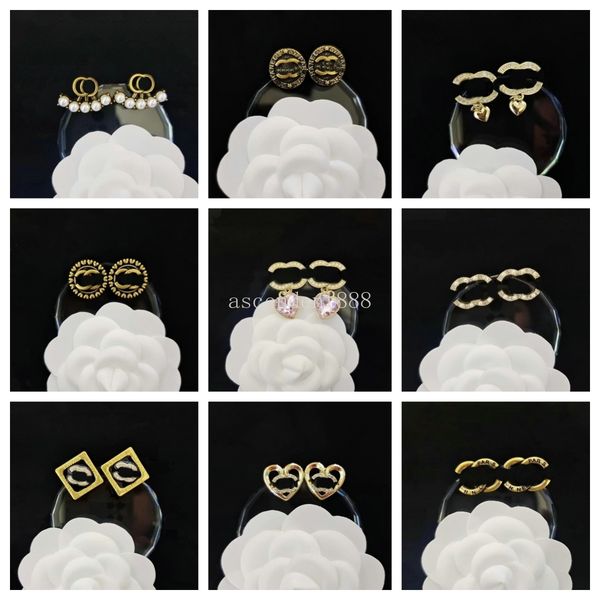 designer earrings retro stud jewelry for women earings letters crystal diamonds earring fashion jewelry accessories, Golden;silver
designer earrings retro stud jewelry for women earings letters crystal diamonds earring fashion jewelry accessories, Golden;silver