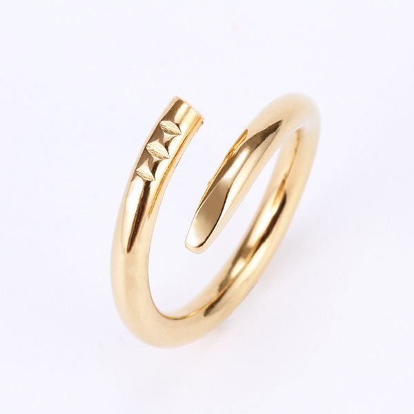 

nail ring love screw ring designer jewelry women rings rose gold sier plated diamond brand jewelrys designers never fade wedding rings, Silver