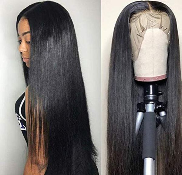 silk lace front wig straight human hair natural black glueless wig silky long large average cap size wig with baby hair4774669, Black;brown
silk lace front wig straight human hair natural black glueless wig silky long large average cap size wig with baby hair4774669, Black;brown