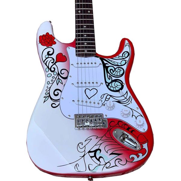 customized red electric guitar, rosewood fretboard factory outlet 6 string new
customized red electric guitar, rosewood fretboard factory outlet 6 string new