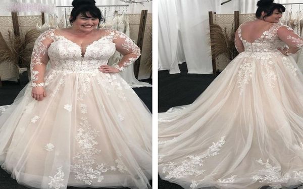 2021 vintage lace a line wedding dresses long sleeves plus size bridal gowns v neck sweep train light champagne outdoor wedding we5583217, White
2021 vintage lace a line wedding dresses long sleeves plus size bridal gowns v neck sweep train light champagne outdoor wedding we5583217, White