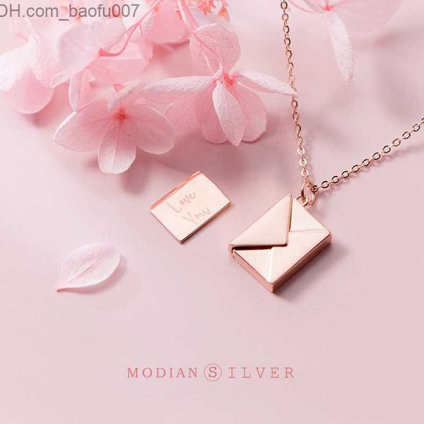 pendant necklaces modian new design romantic lover letter pendant sweet charm 100% 925 sterling silver envelope fashion pendant z230707
pendant necklaces modian new design romantic lover letter pendant sweet charm 100% 925 sterling silver envelope fashion pendant z230707