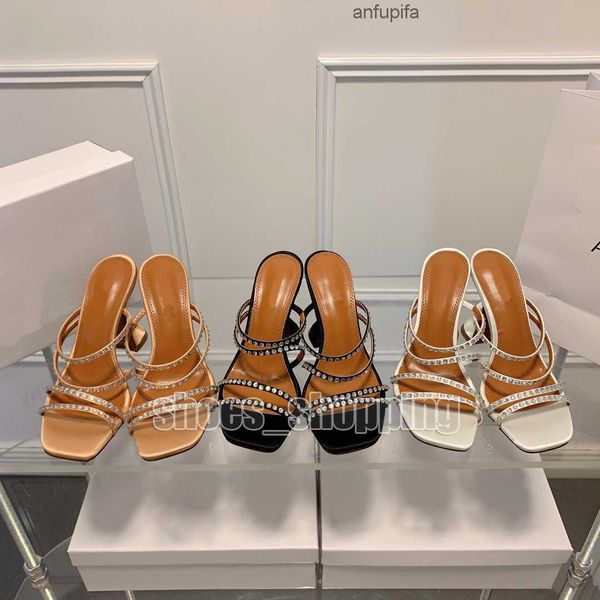 amina muaddi sandals transparent crystal spool high heel slippers women summer style amina fashion wine glass with square toe, Black
amina muaddi sandals transparent crystal spool high heel slippers women summer style amina fashion wine glass with square toe, Black