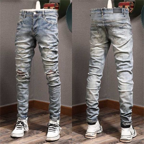 stretch design denim jeans biker fit for mens slim painted patch trim leg cowboy pants male srwo, Black
stretch design denim jeans biker fit for mens slim painted patch trim leg cowboy pants male srwo, Black