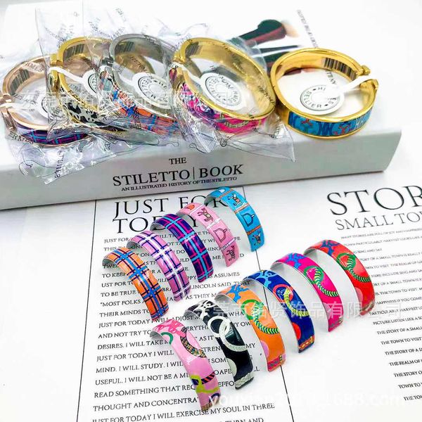 designer hemrres bracelet new enamel h021 pattern titanium steel women's love horse colorful gold jewelry tnve, Black
designer hemrres bracelet new enamel h021 pattern titanium steel women's love horse colorful gold jewelry tnve, Black