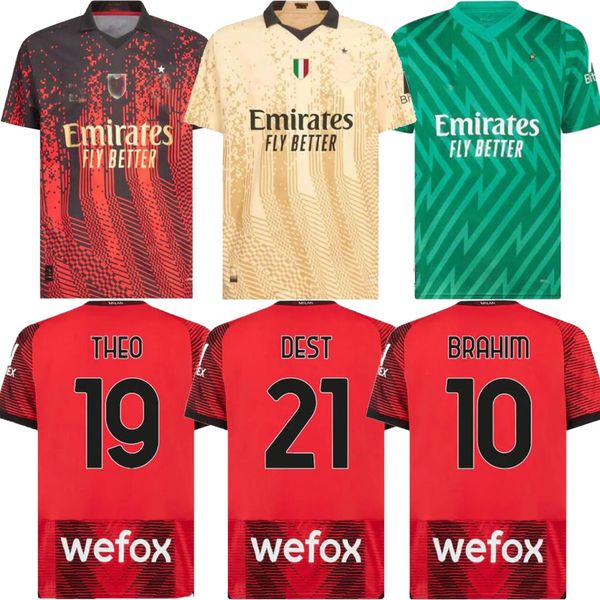 23 24 milan soccer jerseys ibrahimovic milan football shirts 2023 tonali rebic camiseta de futbol italia theo brahim r.leao lazetic fourth, Black;yellow
23 24 milan soccer jerseys ibrahimovic milan football shirts 2023 tonali rebic camiseta de futbol italia theo brahim r.leao lazetic fourth, Black;yellow