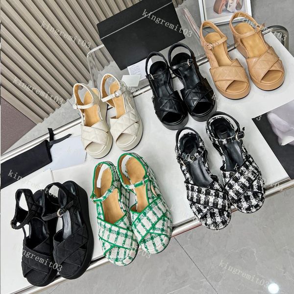 designer platform heel sandals interlocking cross strap sandal fashion women leather slippers classic black white slides high heeled
designer platform heel sandals interlocking cross strap sandal fashion women leather slippers classic black white slides high heeled