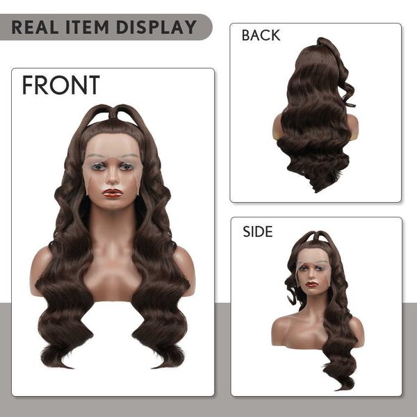 nxy chocolate brown body wave lace front wigs soft long glueless heat resistant fiber hair synthetic 13x4 lace front wigs for women 230524, Black;brown
nxy chocolate brown body wave lace front wigs soft long glueless heat resistant fiber hair synthetic 13x4 lace front wigs for women 230524, Black;brown