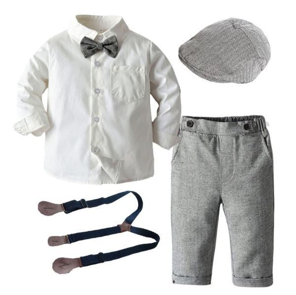 boys long sleeve clothes for 1 3 5 years toddler set hat shirt bow tie pants fashion party wedding handsome gentleman suit5653747, White
boys long sleeve clothes for 1 3 5 years toddler set hat shirt bow tie pants fashion party wedding handsome gentleman suit5653747, White