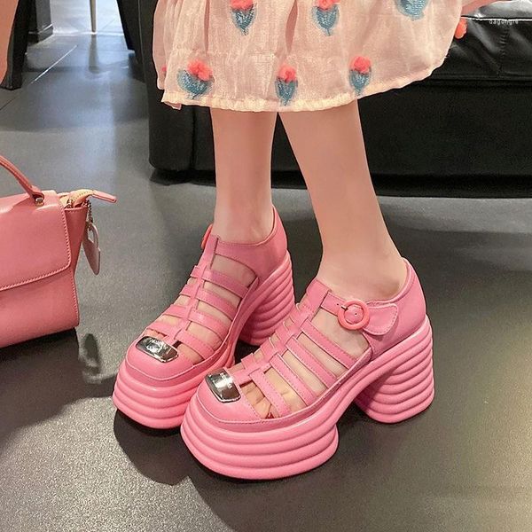 sandals summer women's thick-soled soft-soled fashion casual high-heeled shallow mouth hollowed-out buckle size 34-39, Black
sandals summer women's thick-soled soft-soled fashion casual high-heeled shallow mouth hollowed-out buckle size 34-39, Black
