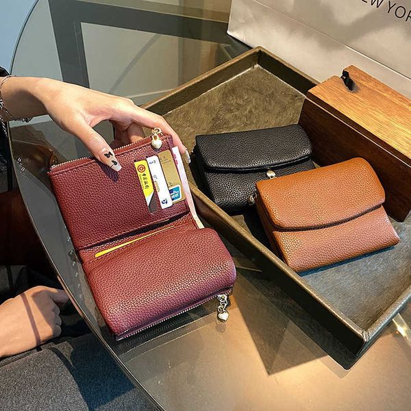 new soft leather short wallet with multiple card positions and large capacity card bag for women's fashion 30% zero fold wallet wallet
new soft leather short wallet with multiple card positions and large capacity card bag for women's fashion 30% zero fold wallet wallet
