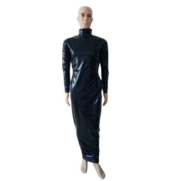 girls black shiny metallic wrap dress party dresses body bags black skirt women's long dresses skirts back zipper
girls black shiny metallic wrap dress party dresses body bags black skirt women's long dresses skirts back zipper