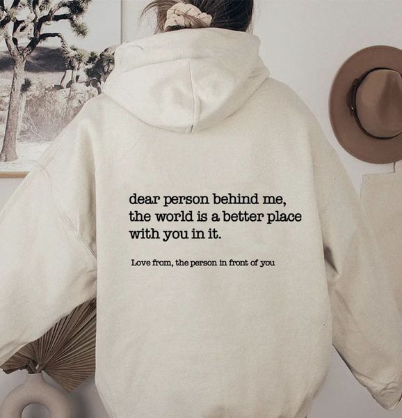 mens hoodies sweatshirts dear person behind me hoodie personalised be kind message hoody mental health awareness long sleeve sweatshirt pull, Black
mens hoodies sweatshirts dear person behind me hoodie personalised be kind message hoody mental health awareness long sleeve sweatshirt pull, Black