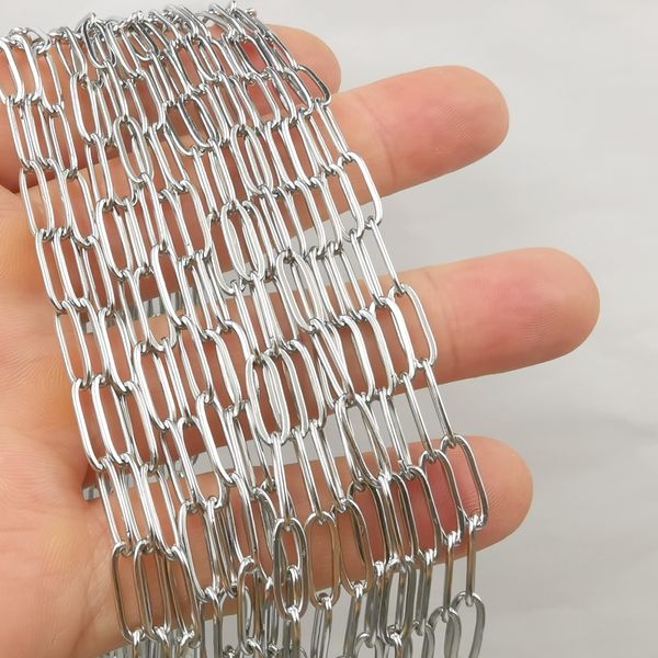 5meter lot strong welding long box chain jewelry findings chains stainless steel diy marking fitting 4.3mm wide *7mm lenght, Silver
5meter lot strong welding long box chain jewelry findings chains stainless steel diy marking fitting 4.3mm wide *7mm lenght, Silver