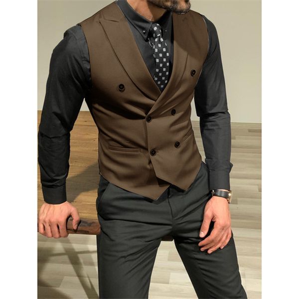 men's vests sleeveless suit slim fit with double breasted groomsmen waistcoat for wedding business single male 230705, Black;white
men's vests sleeveless suit slim fit with double breasted groomsmen waistcoat for wedding business single male 230705, Black;white