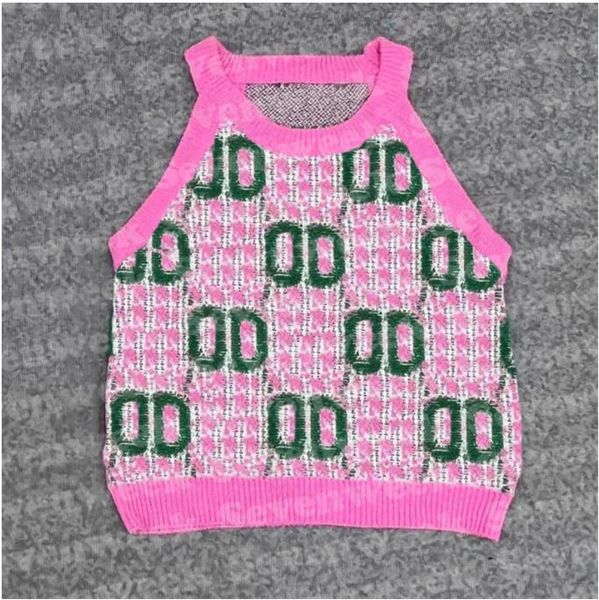 women knits r embroidery knitted vest sleeveless breathable knitted pullover womens sport, White
women knits r embroidery knitted vest sleeveless breathable knitted pullover womens sport, White