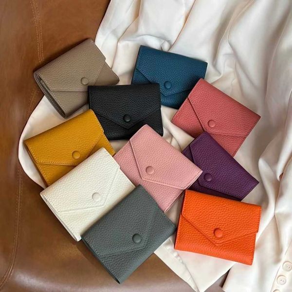 leather wallet women's short simple folding three fold head leather wallet japan and south korea fashion new envelope zero wallet
leather wallet women's short simple folding three fold head leather wallet japan and south korea fashion new envelope zero wallet