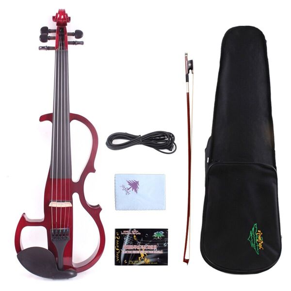 5string 16inch electric viola solid wood nice tone case red color #el8
5string 16inch electric viola solid wood nice tone case red color #el8