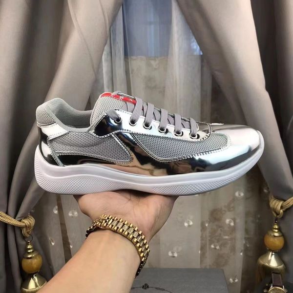 luxury brand men america cup runner sneakers shoes low mesh fabric & reflection leather trainers men's casual walking italy fashion foo, Black
luxury brand men america cup runner sneakers shoes low mesh fabric & reflection leather trainers men's casual walking italy fashion foo, Black