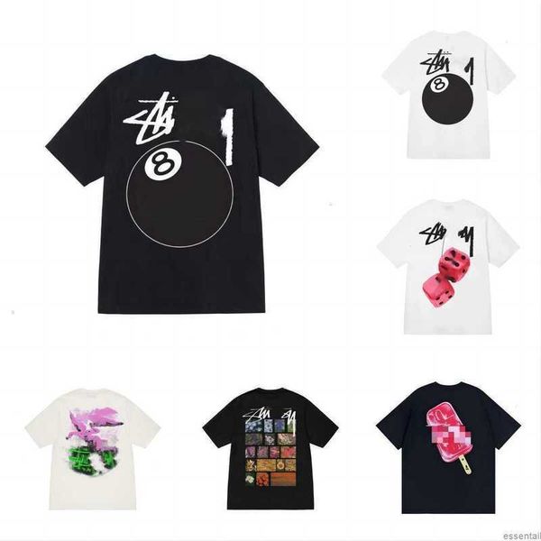 2023 summer designer men's t-shirts stussys short sleeve crewneck tees fashion casual mens and women's premium cotton quick dry sp, White;black
2023 summer designer men's t-shirts stussys short sleeve crewneck tees fashion casual mens and women's premium cotton quick dry sp, White;black