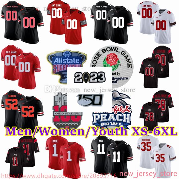2023 custom s-6xl ncaa ohio state buckeyes football jersey 1 jeffrey okudah 78 nicholas petit-frere 18 marvin harrison jr. 32 treveyon hende, Black
2023 custom s-6xl ncaa ohio state buckeyes football jersey 1 jeffrey okudah 78 nicholas petit-frere 18 marvin harrison jr. 32 treveyon hende, Black