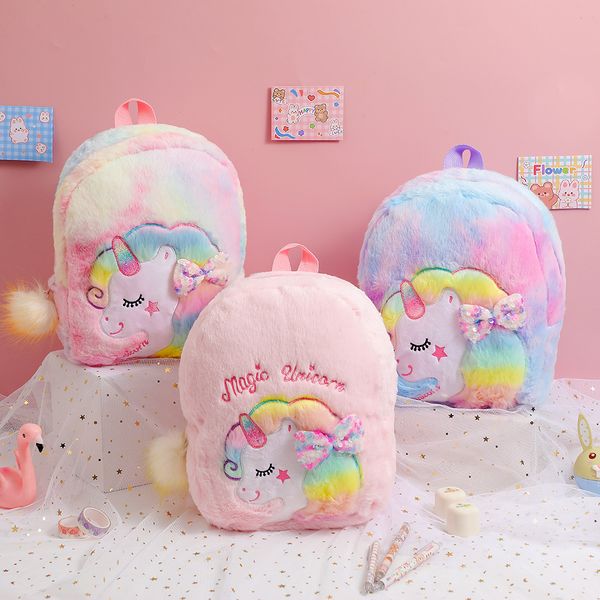 backpacks baby girl unicorn fur backpack cute children zipper schoolbag mini kid toy doll for kidergarten plush bag 230705
backpacks baby girl unicorn fur backpack cute children zipper schoolbag mini kid toy doll for kidergarten plush bag 230705