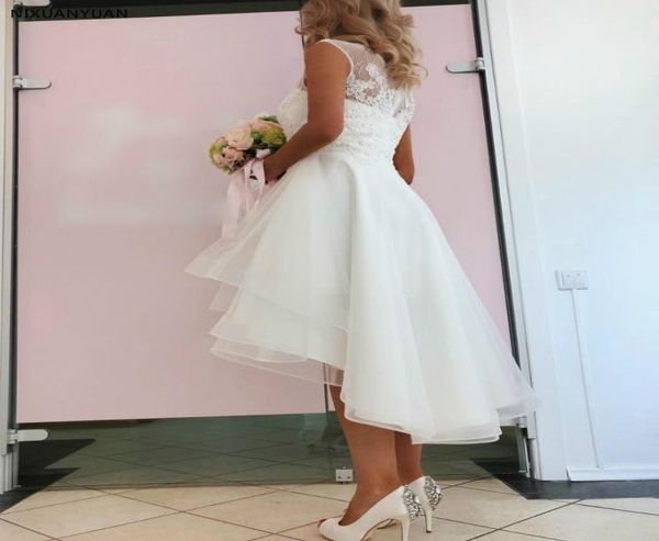 high low short wedding dresses sleeveless jewel neck beads sequins appliques lace short front long back bridal gowns2391576, White 
high low short wedding dresses sleeveless jewel neck beads sequins appliques lace short front long back bridal gowns2391576, White
