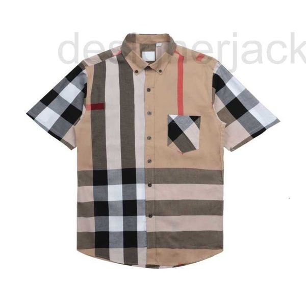 men's casual shirts designer summer mens shirt designer war horse classic plaid short sleeved shirts thin section men lapel cardigan te, White;black
men's casual shirts designer summer mens shirt designer war horse classic plaid short sleeved shirts thin section men lapel cardigan te, White;black