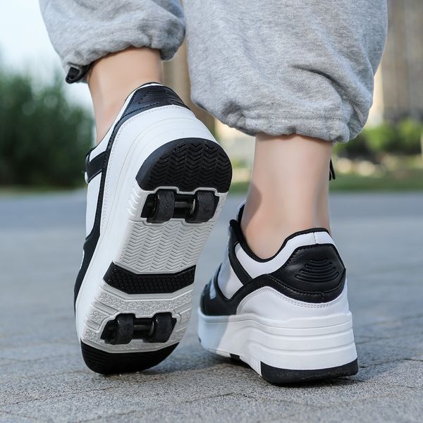 sneakers roller skate shoes kids snickers with wheels children rollerskates fashion outdoor sports shoes girls boys 230705, Black;red
sneakers roller skate shoes kids snickers with wheels children rollerskates fashion outdoor sports shoes girls boys 230705, Black;red