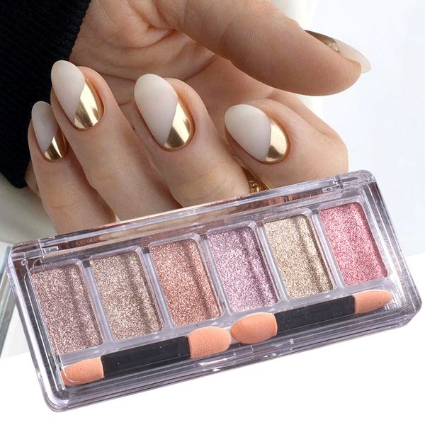 nail glitter 4 or 6 colors metallic nails chrome solid magic mirror powder rose gold pink glitter nail art gel polishing pigments la19331 23, Silver;gold
nail glitter 4 or 6 colors metallic nails chrome solid magic mirror powder rose gold pink glitter nail art gel polishing pigments la19331 23, Silver;gold