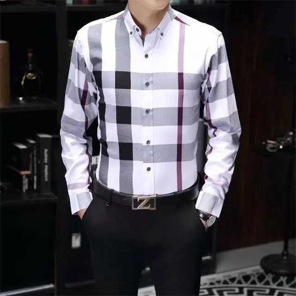 spring sleeve burberies classic burbreries brands designers fit mens long dress shirt shirts men business slim fashion casual chemises de ma, White;black
spring sleeve burberies classic burbreries brands designers fit mens long dress shirt shirts men business slim fashion casual chemises de ma, White;black